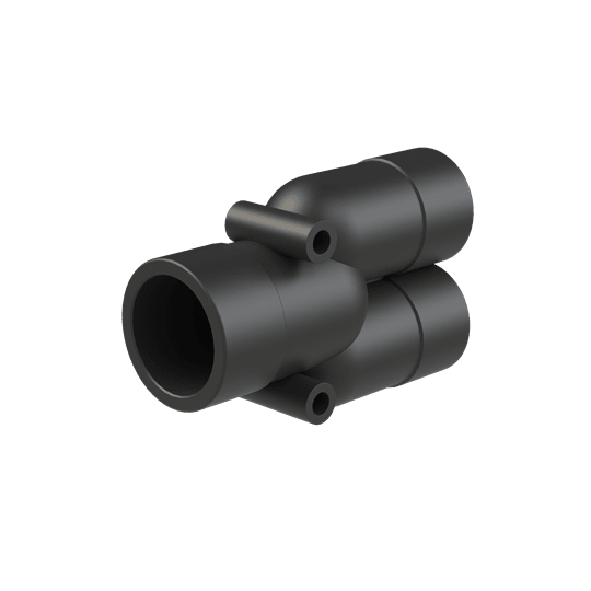 ABB - Y-conn 1pc 2xnw23,nw29 pa6 ip66 blk racc. a y dn29+dn23 pa6 bk ip66.