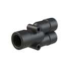 ABB - Raccordo a Y per tubi DN12 e DN10 in PA6 nero con protezione IP68.