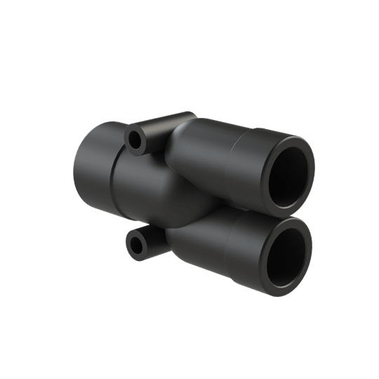 ABB - Y-conn 1pc 2xnw17,nw23 dn23+dn17 pa6 ip68 blk bk. BVYR-231717