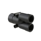 ABB - Y-conn 1pc 2xnw17,nw23 dn23+dn17 pa6 ip68 blk bk.