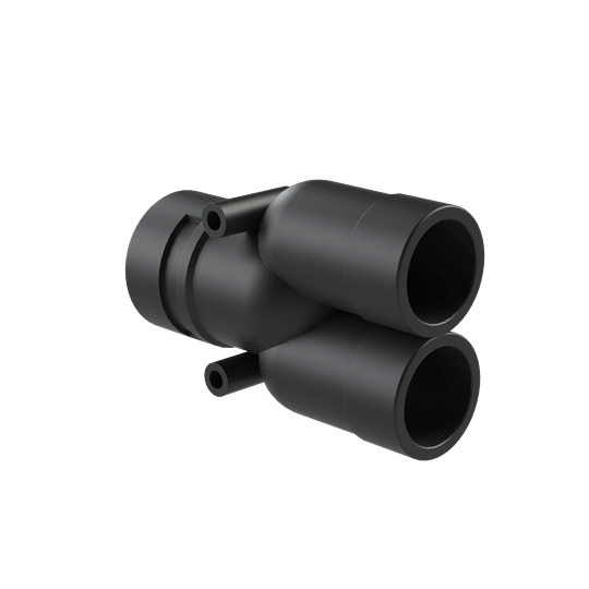 ABB - Y-conn 1pc 2xnw29,nw36 dn36+dn29 pa6 ip68 blk racc. a y pa6 bk ip68 dn36+dn29.