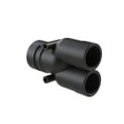 ABB - Y-conn 1pc 2xnw29,nw36 dn36+dn29 pa6 ip68 blk racc. a y pa6 bk ip68 dn36+dn29.