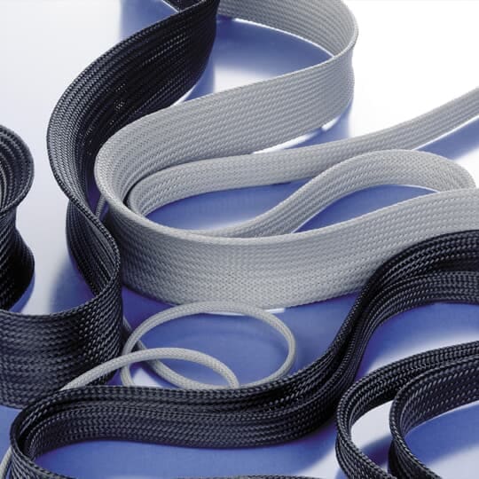 ABB - BRD Hose 75COVR DN12 PA6.6 135C Black Braided Cover - NW12 - BK.