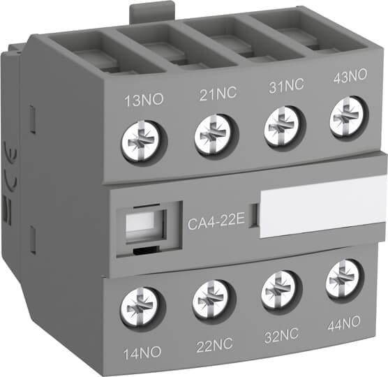 ABB - CA4-40U Auxiliary Contact Block 4NA Frontali Blocco Contatti Aux