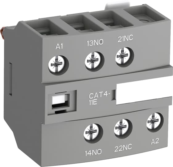 ABB - CAT4-11U Auxiliary Contact / Coil Terminal Block CONTATTI AUX NA+NC/BOBINA FRONT.