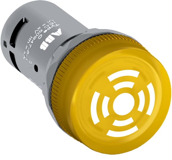 ABB - CB1-610Y Buzzer Puls, Giallo, 24V CA/CC, Compact.