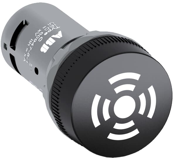 ABB - Compact Buzzer CB1-631B PULS, NO LUCE, 110-130VCA Black