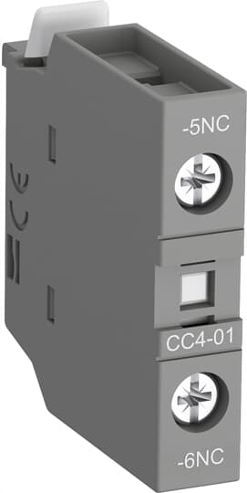 ABB - CC4-01 Lagging Auxiliary Contact Block CONTATTO AUX NC FRONTALE RITARDAT.