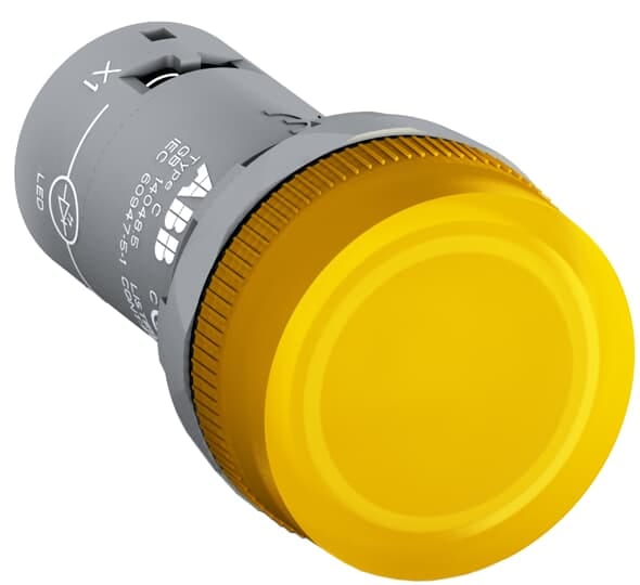 ABB - Compact Pilot Light Yellow LED GIALLO, 24VCA/CC CL2-502Y LAMP