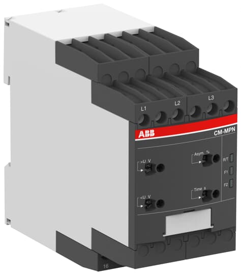 ABB - CM-MPN.72P Three-phase monitoring relay 530-820 VAC AL=VN -P-IN. CMMPN72P