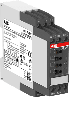 ABB - CM-SFS.21S Current monitoring relay 1 A AL. 24-240 VCA/CC-VITE. CMSFS21S