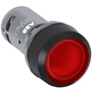 ABB - Red compact pushbutton CP1-11R-01 puls. comp. lum.