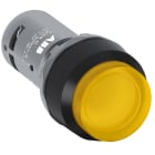 ABB - Yellow compact pushbutton CP1-12Y-10 puls. comp. lum.