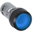 ABB - Pulsante a filo luminoso 220V blu compatto.