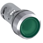 ABB - Green compact pushbutton CP1-32G-10 PULS. COMP. LUM.