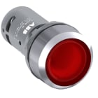 ABB - Red compact pushbutton CP1-32R-10 PULS. COMP. LUM.