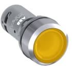ABB - Yellow compact pushbutton CP1-33Y-10 puls. comp. lum.