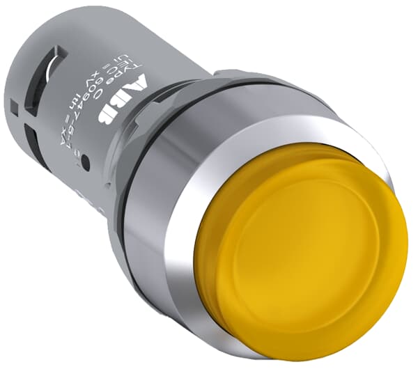 ABB - Pulsante Giallo Compatto CP3-31Y-10 Pulsante Compatto Luminoso.