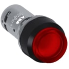 ABB - Red compact pushbutton CP4-13R-01 puls. comp. lum.