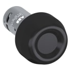 ABB - Black compact heavy duty pushbutton CP6-10B-02.