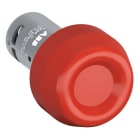 ABB - Red compact heavy duty pushbutton CP6-10R-20: durable and reliable for industrial use.