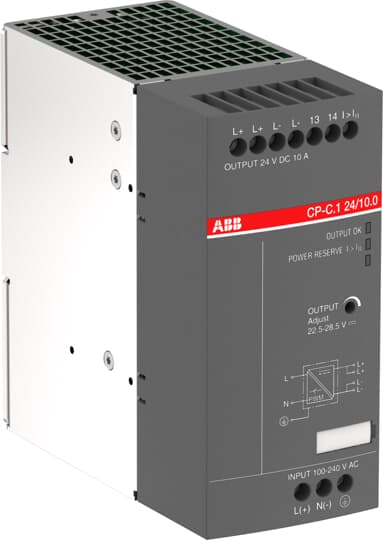 ABB - CP-C.1 24/10.0 Power supply 110-240VAC/100-350VCC-10A