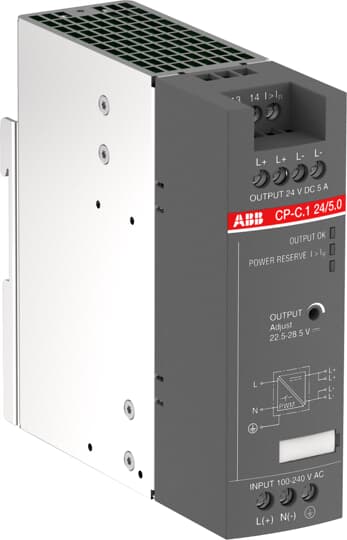 ABB - CP-C.1C 24/5.0 Power supply 110-240VAC/100-350VDC-56A.