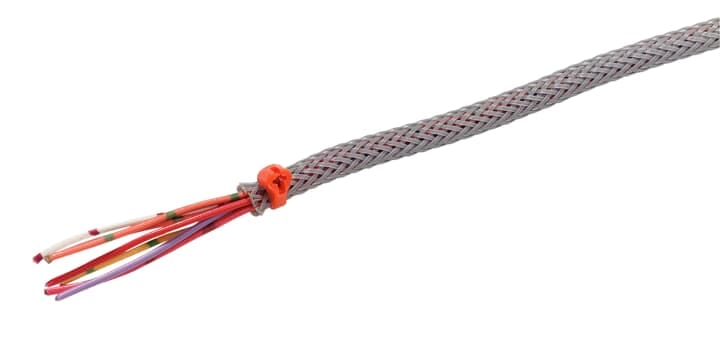 ABB - B. Sleeve Conformed V0, 100m Calza Trecciata UL94V0 RW D.6mm BK