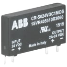 ABB - CR-S024VDC1MOS Pluggable optocoupler ALIM. 24VCC USCITA 2A 24V.