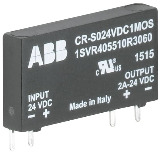 ABB - CR-S024VDC1TRI Pluggable optocoupler ALIM. 24VCC USCITA 2A 2.