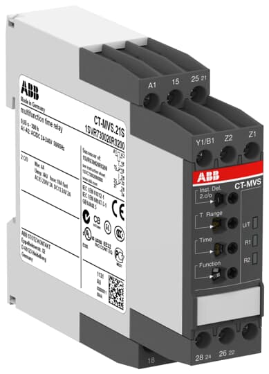 ABB - CT-MVS.21S Timer Multi.Fun. 24-240VCA/CC - Ideale per gestire diversi dispositivi elettrici con precisione.
