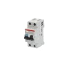 ABB - DS201 Residual Current Circuit Breaker with Overcurrent Protection Interruttore differenziale magnetotermico6KA 1P+N A C2 300MA