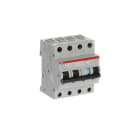 ABB - DS203NC L C16 AC300 Residual Current Circuit Breaker with Overcurrent Protection DIFF MAG 4,5KA 3P+N AC 300 DS3NLC16AC300