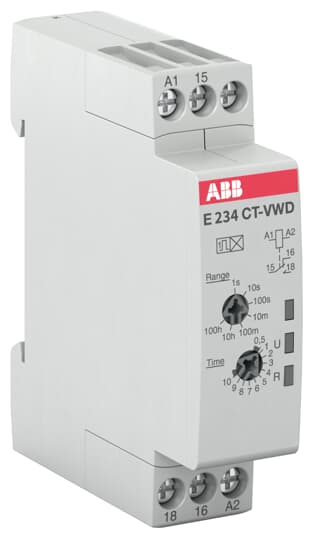 ABB - CT-VWD.12 Time relay, impulse-ON E234CT-VWD RELE TEMPORIZZATORE IMPULSI. EA 683 1
