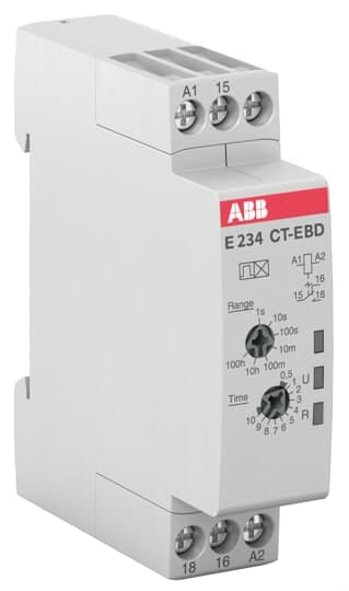 ABB - CT-EBD.12 Time relay, flasher E234CT-EBD RELE TEMPORIZZATORE INS.DIF.