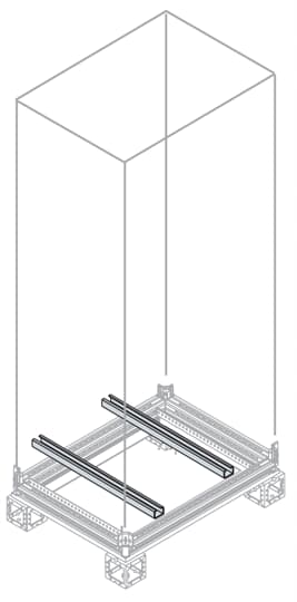 ABB - Traverse per fissaggio trasformatori dimensione 600mm.