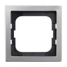 ABB - 1721-866K Cover Frame 1-gang in acciaio inox.