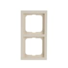 ABB - 1722-182K Cover Frame 2-gang Corn Future Lin Dopp Avorio.