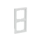 ABB - 1722-184K Cover Frame 2-gang CORN FUTURE LIN DOPP BIANCO L. ED 356 1