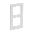 ABB - 1722-284 Cover Frame 2-gang Axcent Dopp Bianco Luc
