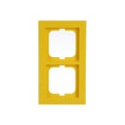 ABB - 1722-285 Cover Frame 2-gang Axcent Dopp Giallo.