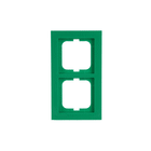 ABB - 1722-286 Cover Frame 2-gang Axcent Dopp Verde