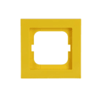 ABB - 1721-285 cornice sing giallo s. Axcent cover frame 1-gang