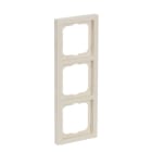 ABB - 1723-182K Cover Frame 3-gang Corn Future Lin Trip Avorio.