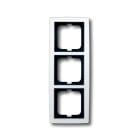 ABB - Cornice 3-gang bianco lucido 1723-84.