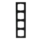 ABB - 1724-181K Cover Frame 4-gang Corn Future Lin Quad Antracit.