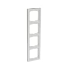 ABB - 1724-184K Cover Frame 4-gang Corn Future Lin Quad Bianco L.