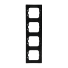 ABB - 1724-866K Cover Frame 4-gang in Acciaio Inox