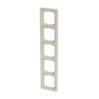 ABB - 1725-182K Cover Frame 5-gang Corn Future Lin Quin Avorio.