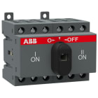 ABB - Sezionatore 3P commutatore 25A, manuale, I-O-II operation, open transition.